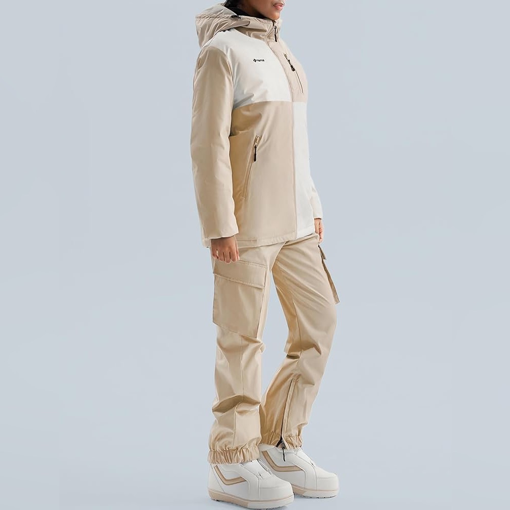 GEMYSE Women's Ski Snow Jackets and Pants Set size M